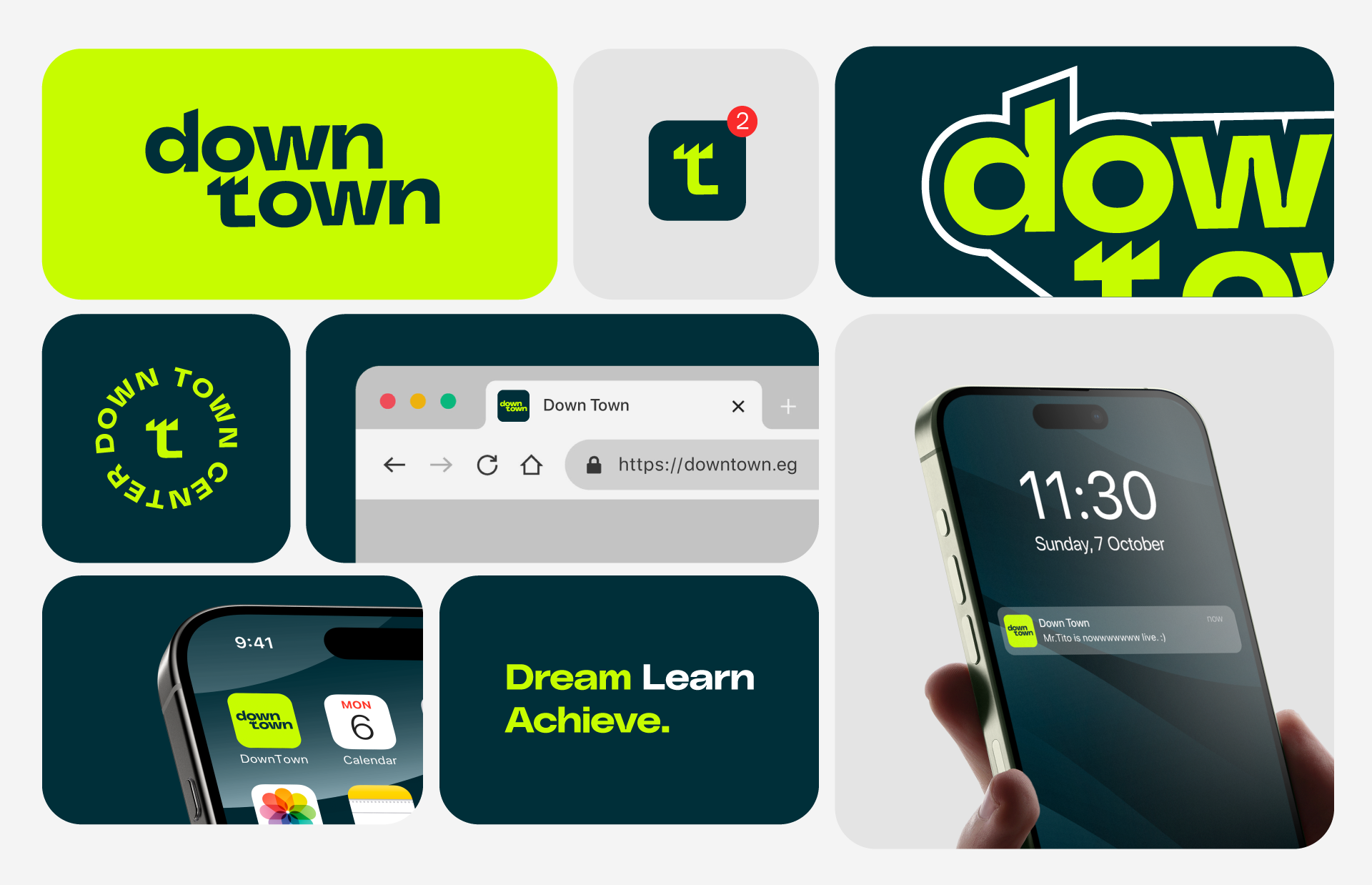 DownTown Logo Full Reveal